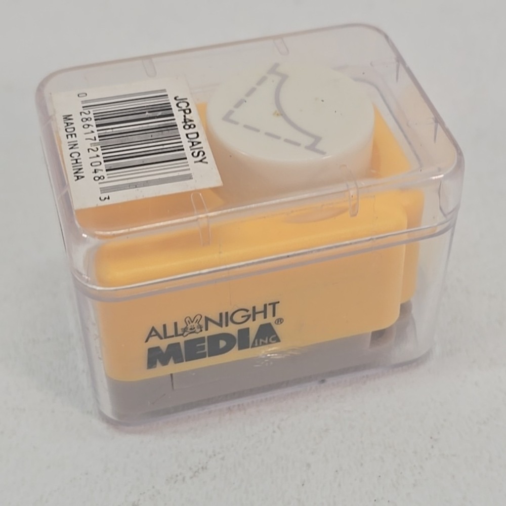 All Night Media  Corner Paper Punch Yellow Scrapbooking Cards Crafting